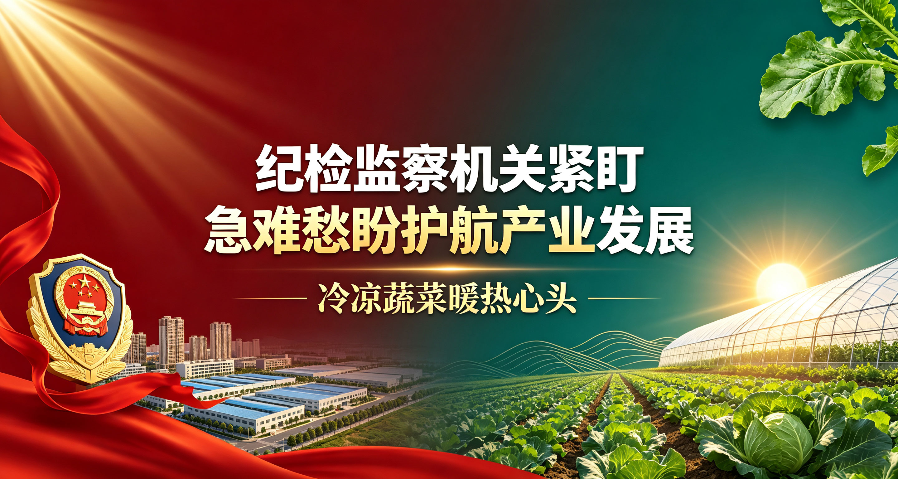 <strong>纪检监察机关紧盯急难愁盼护航产业发展  冷凉蔬菜暖热心头</strong>