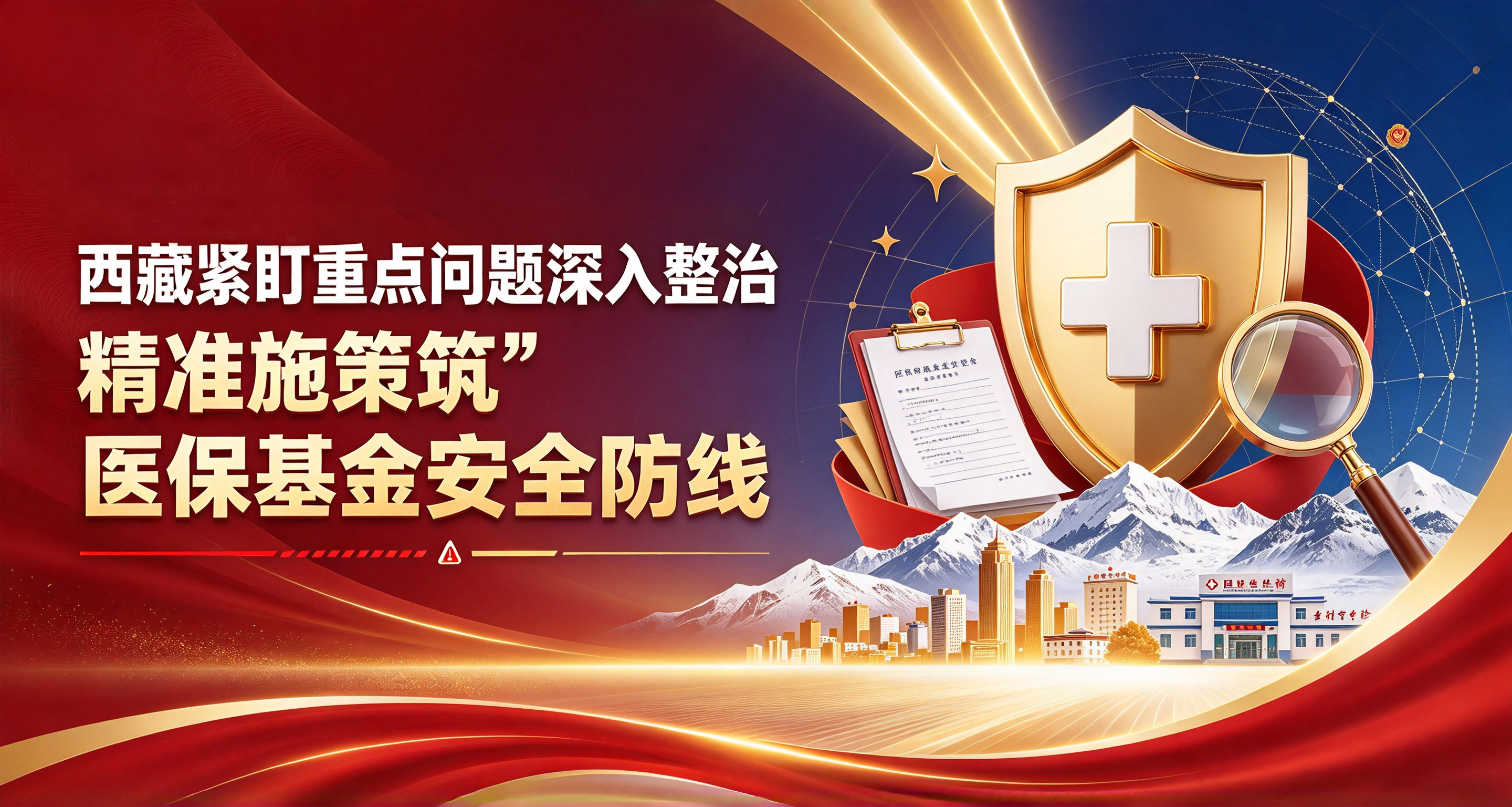 西藏紧盯重点问题深入整治 精准施策筑牢医保基金安全防线